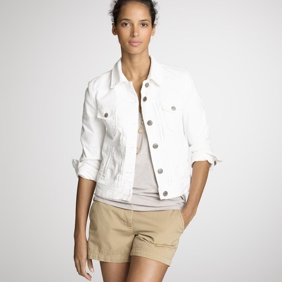 J crew white denim